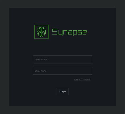 synapse login.